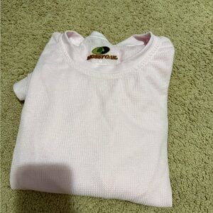 Mossy Oak Pink Long Sleeve waffle thermal set
